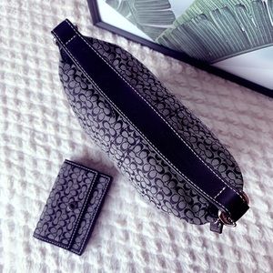 Coach mini bag with card holder